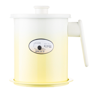 捷安玺油壶厨房家用带过滤网沥油储油罐过滤油渣漏油神器装油容器