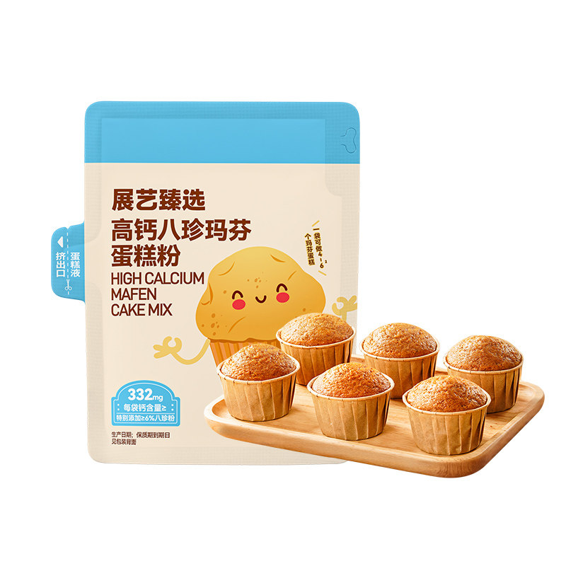 展艺臻选高钙八珍玛芬蛋糕粉