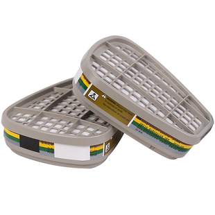 3M6006滤毒盒有机蒸气氢化硫有毒气体多功能型防毒面具配件1只