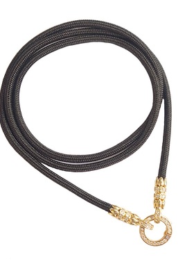 柔软亲肤高密度棉绳万能扣挂链