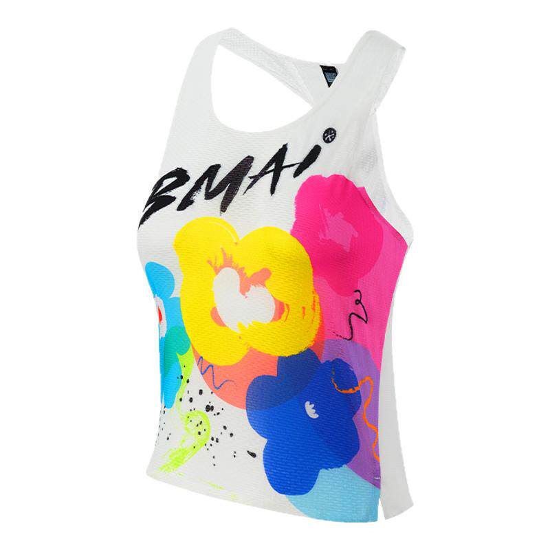 必迈春夏薄款跑步竞赛背心A+女吸湿速干透气训练马拉松运动T恤男