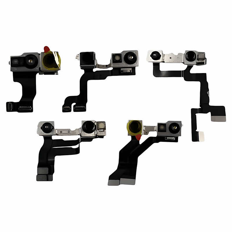 适用苹果12 13/14/plus/15 16promax/mini原装拆机摄前置小照像头