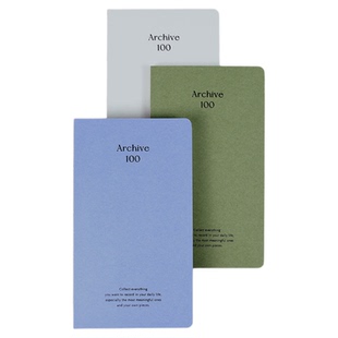 韩国paperian简约100天手拿空白手账减肥考研涂鸦拼贴旅行记事本