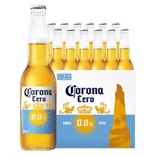 CORONA科罗娜4.2°P无醇啤酒300ml*12瓶低酒精0.0%整箱装百威集团