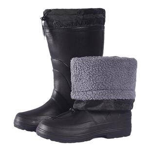 高筒加棉EVA泡沫雨靴冬季男女防水鞋防滑保暖水靴厨房耐油食品靴