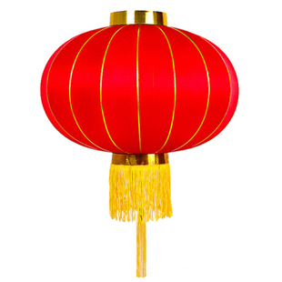 中秋国庆户外防水春节宫灯阳台装饰挂饰绸布大红灯笼一对新款2025