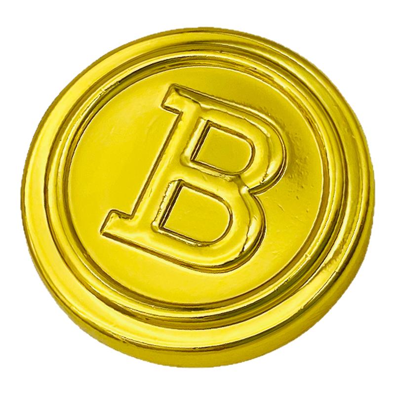 B家外套风衣扣子圆形西装纽扣
