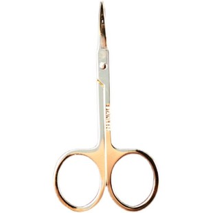 芳龄不锈钢美容剪刀化妆剪修眉弯尖头眼皮贴小剪刀男女圆头鼻毛剪