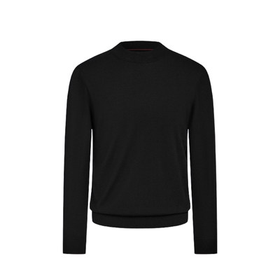 100%纯羊绒衫低圆领男装