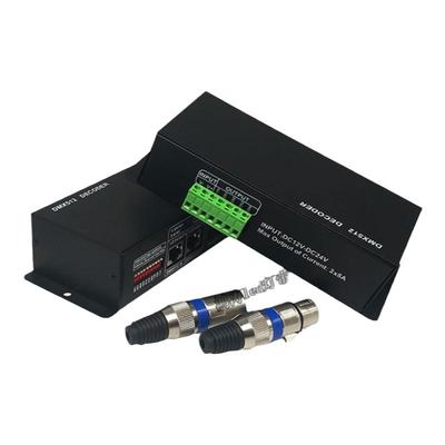 DMX512解码器3路4通道RGB灯带舞台灯光控台led控制器四路RGBW4X8A