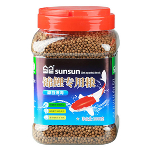 森森锦鲤饲料锦鲤鱼食螺旋藻增色金鱼饲料金鱼鱼食锦鲤鱼饲料增艳