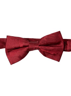 VICUTU威可多男士领结100%桑蚕丝经典红色商务礼服新郎百搭蝴蝶结