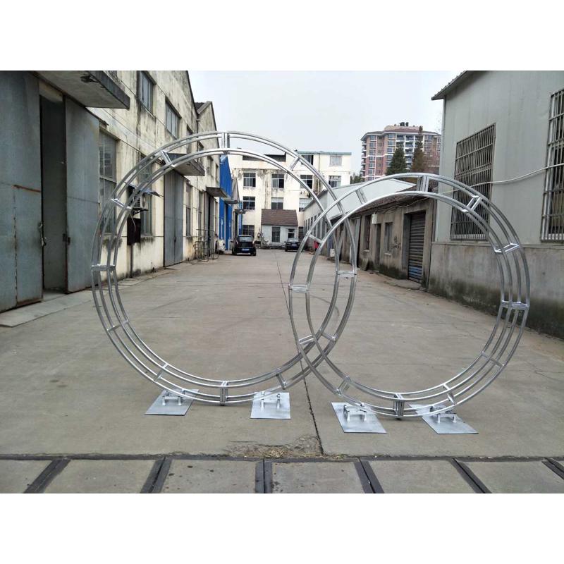 圆形桁架弧形桁架拱门走廊桁架婚庆弧形背景架子活动异性铁艺定做