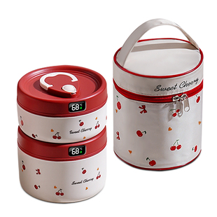 不锈钢保温饭盒可微波炉加热上班族2025新款学生专用带饭便当餐盒