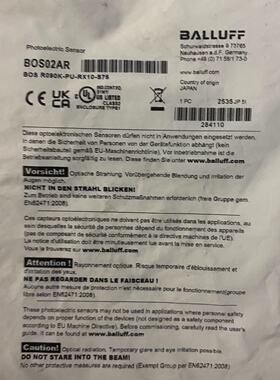 【议价-可维修】BOS02AR 02A 传感器 全新/二手均有货