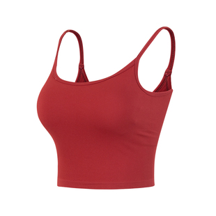 健身女孩美背运动内衣一体式防震吊带瑜伽背心外穿普拉提训练文胸
