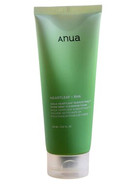 Anua鱼腥草深层洗面奶温和清洁