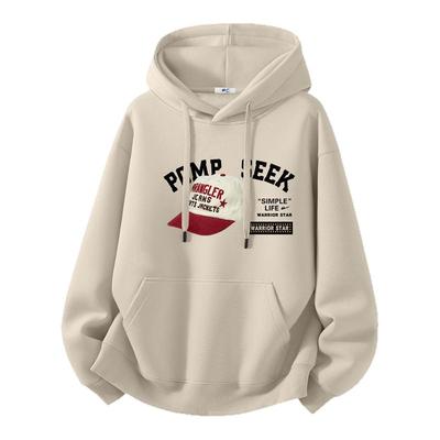 回力加绒连帽卫衣男款冬季保暖