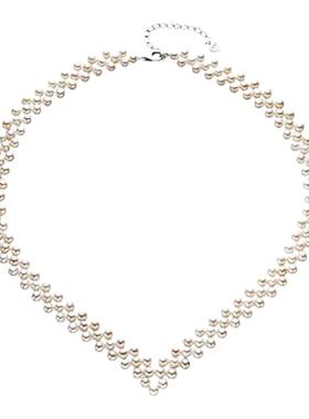 BABYMIUV字型珍珠项链