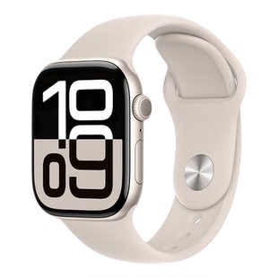 匠戴适用苹果S11手表iwatchs10表带applewatchs9新款SE硅胶ultra官款3官方2同款S8高级S7智能S6男款5女腕表带