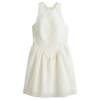 HM女装挂脖连衣裙夏季时尚法式刺绣无袖连身裙1282075