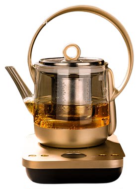 【官方正品】飞剑纯钛自动上水玻璃煮茶壶茶水分离泡茶壶养生壶
