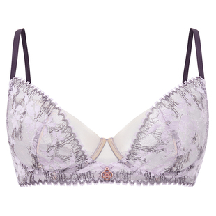 春瓷CHUNCI长安西市系列【樱花3/4罩杯】内衣女士列维丝蕾丝薄款