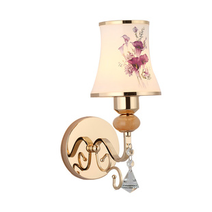 LED壁灯床头灯卧室现代简约温馨 带拉线开关创意客厅背景墙美式灯