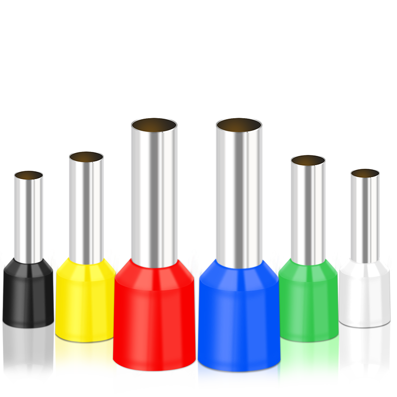 VE管型预绝缘接线端子1000只装插针型钳子冷压线耳铜鼻子电线接头