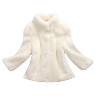 海宁2025冬季仿水貂毛皮草外套女年轻名媛风修身毛毛夹棉加厚短款