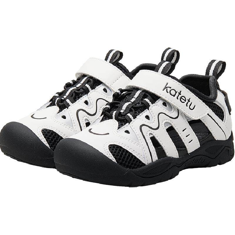 卡特兔童鞋户外儿童运动鞋2024夏季新款防滑耐磨透气包头宝宝凉鞋