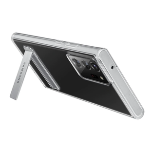 三星note20手机壳原装note20 ultra立式透明保护套5G全包支架防摔