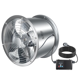 304不锈钢变频轴流风机工业管道排气扇强力风扇静音大功率抽风机