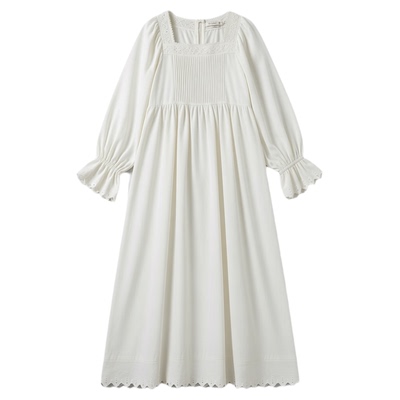 复古宫廷风睡裙长款公主风睡衣