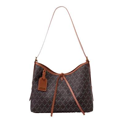 EMO小众设计狗牙购物袋气质女包经典百搭旅游上班大包大容量斜挎