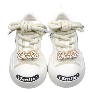 创意芭比字母鞋带扣适配ouder鞋子鞋带配饰diy装饰扣个性配件饰品