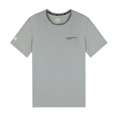 特步短袖t恤男夏款圆领防晒体恤