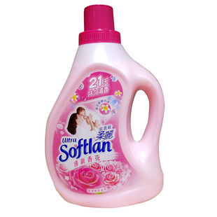 港货进口柔丽超浓缩衣物柔顺剂1L清新香花消毒柔顺3合1防霉味留香