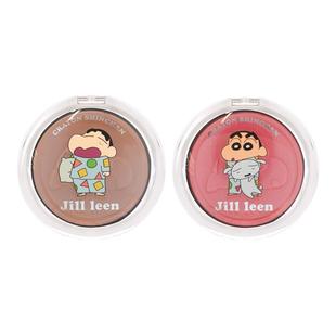 JILL LEEN蜡笔小新联名款单色烘焙腮红修容哑光盘大地色提亮膨胀