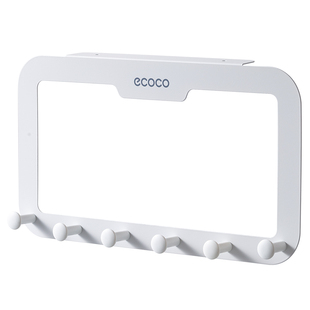 衣柜帽子挂钩挂衣钩柜子外侧面挂架免打孔门后挂衣架玄关置物架