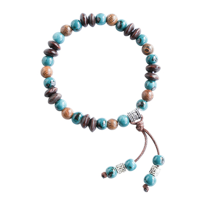 文创小饰品景德镇瓷珠手串陶瓷手链新中式古风学生手饰文艺小礼物