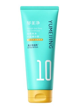 郁美净青少年护发素精华头发梳理柔顺滋润乳植萃无硅油清爽不打结