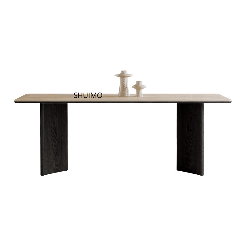 德利丰岩板洞石法式餐桌家用小户型轻奢奶油椭圆长方形餐桌子客厅