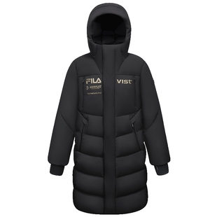 【线上首发】FILA斐乐儿童鹅绒羽绒服钻石绒2025冬季男女童中长款