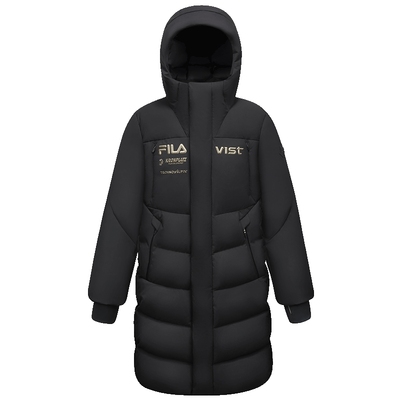 FILA斐乐男中大童长款羽绒服