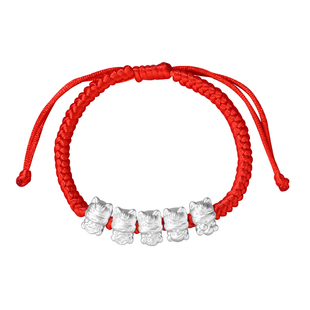 小马手链女款2026新款红绳男款手饰红色手绳纯银999马年生日礼物