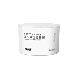棉签掏耳朵专用不掉毛清洁一次性化妆卸妆家用双头棉花棒尖头袋装