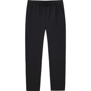 安踏梭织运动长裤男士冬季新款弹力健身跑步直筒裤加绒通勤休闲裤