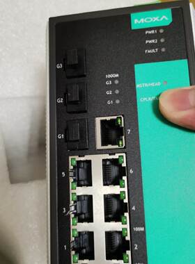议价MOXA EDS-510A-3SFP-T 3个千兆光口插槽 7个百兆电口交换机