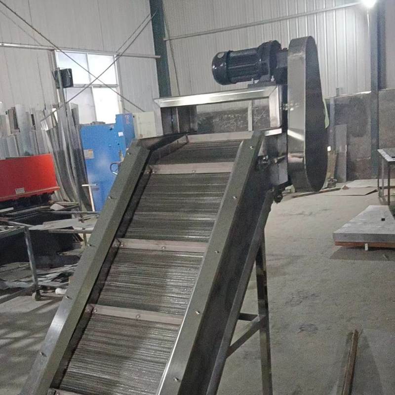 定制提升机斗式上料机物料自动化流水线输送带爬坡机链板传送机